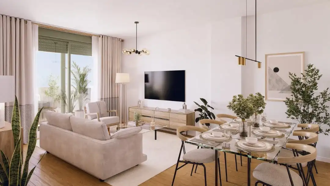 Sala d'estar de Pis en venda en Sevilla amb Aire condicionat, Calefacció i Terrassa
