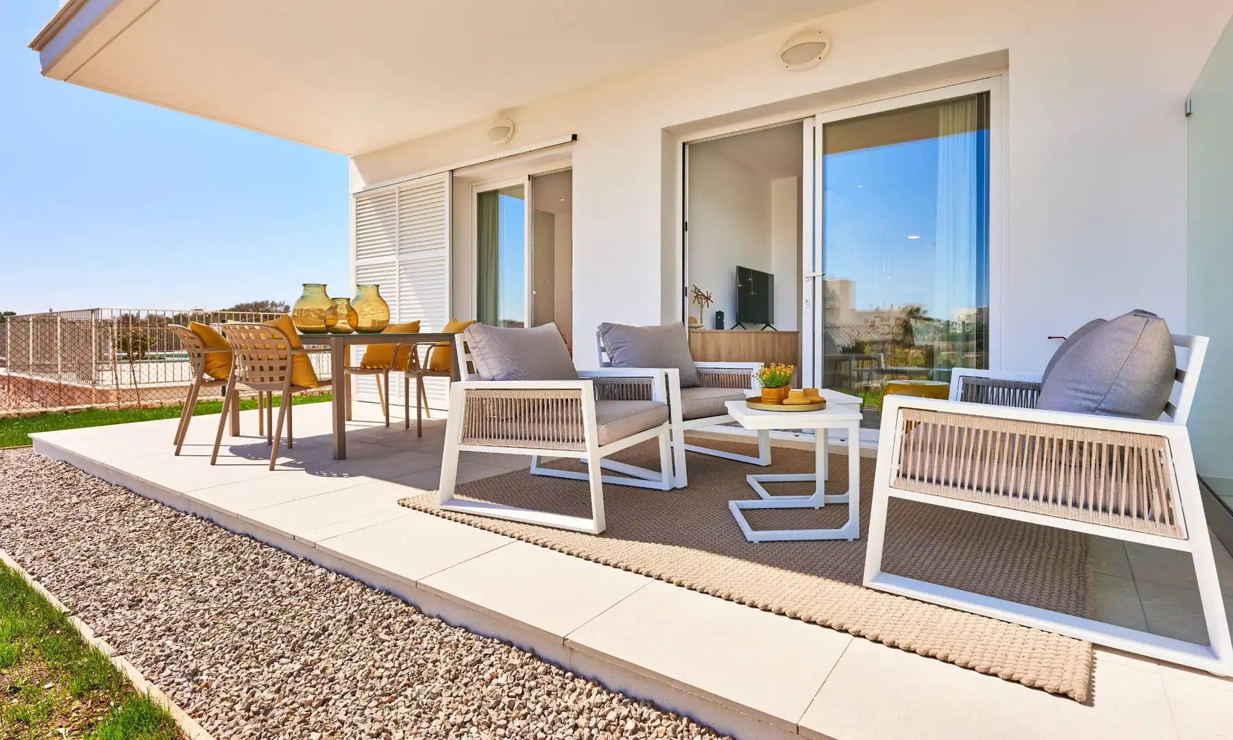 Terraza de Apartamento en venta en Santanyí con Aire acondicionado, Calefacción y Jardín privado