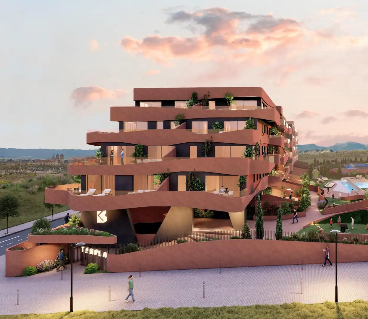Exterior view of Attic for sale in Murcia  with Terrace, Storage room and Swimming Pool