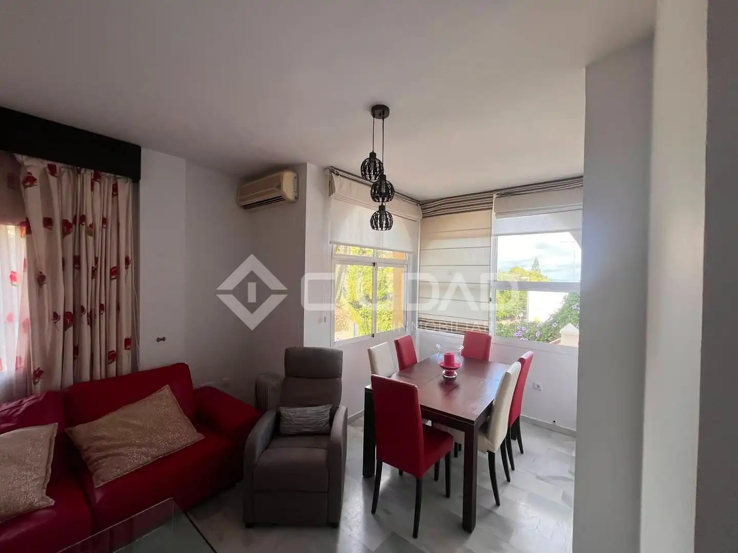 Comedor de Casa adosada en venta en Sanlúcar de Barrameda con Aire acondicionado, Jardín privado y Terraza
