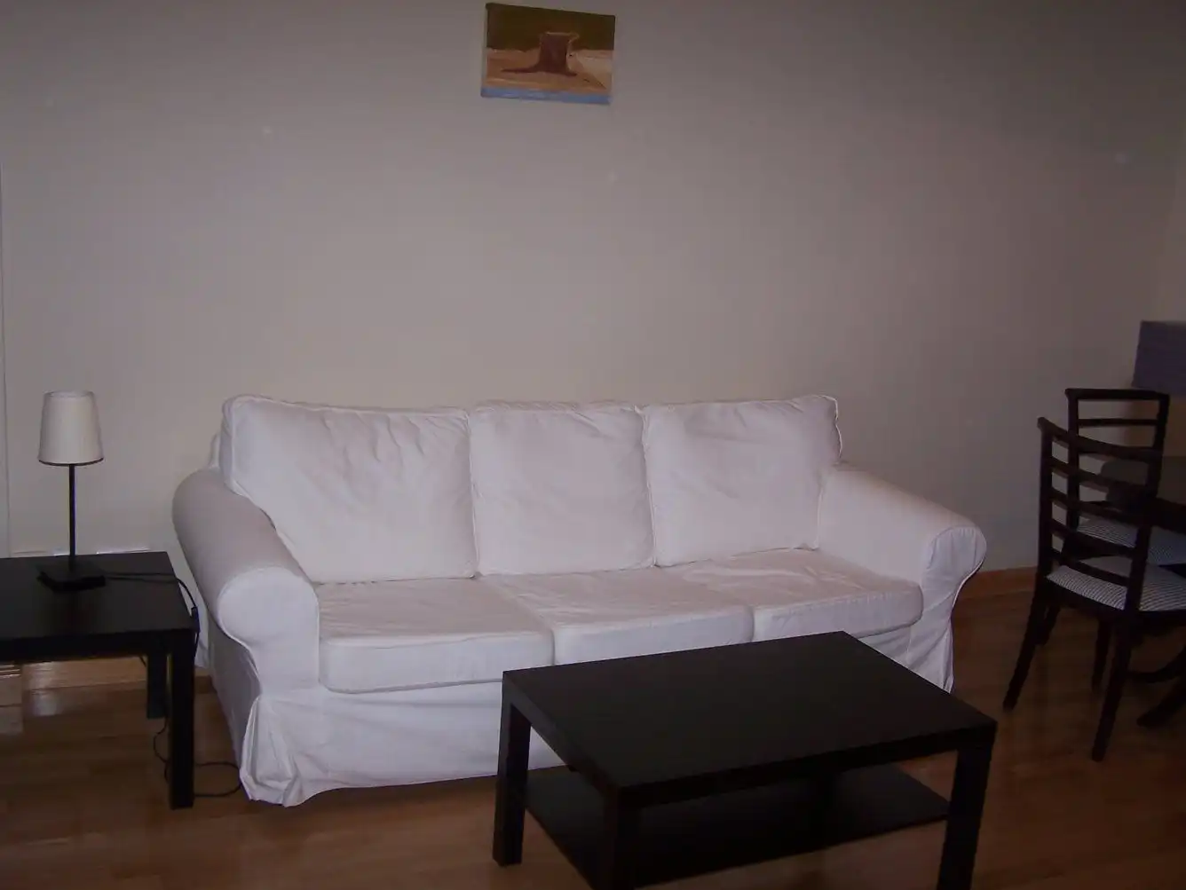 Living room of Flat for rent in Pozuelo de Alarcón  with Air Conditioner, Heating and Parquet flooring