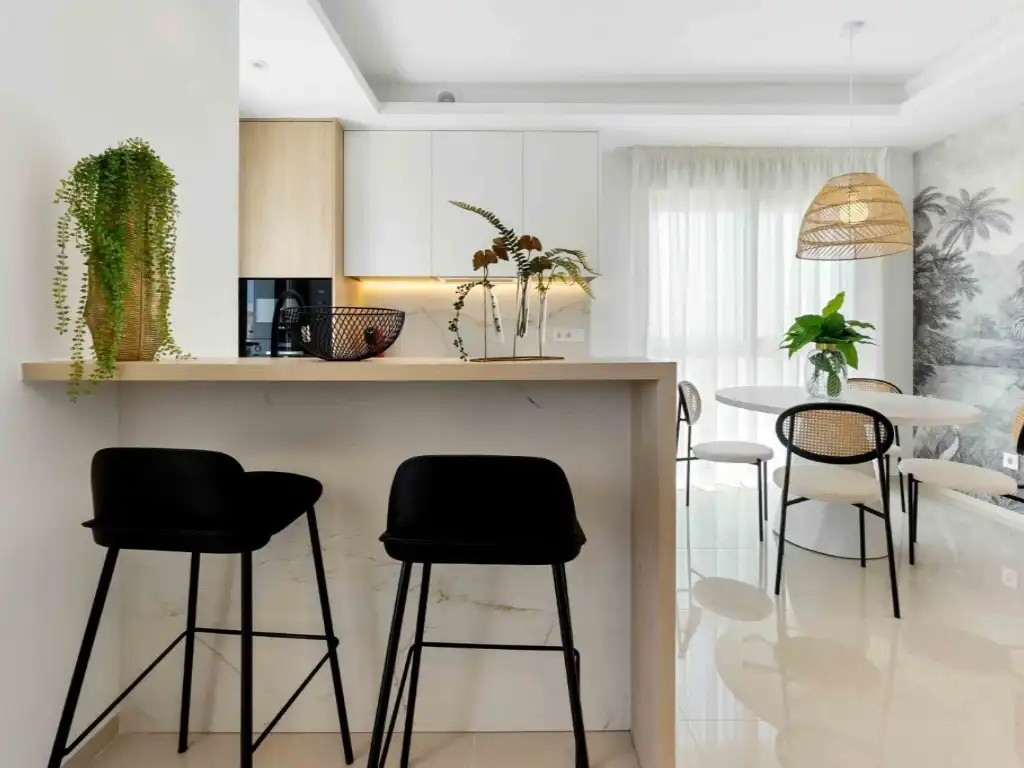 Cocina de Ático en venta en Rojales con Aire acondicionado, Jardín privado y Amueblado