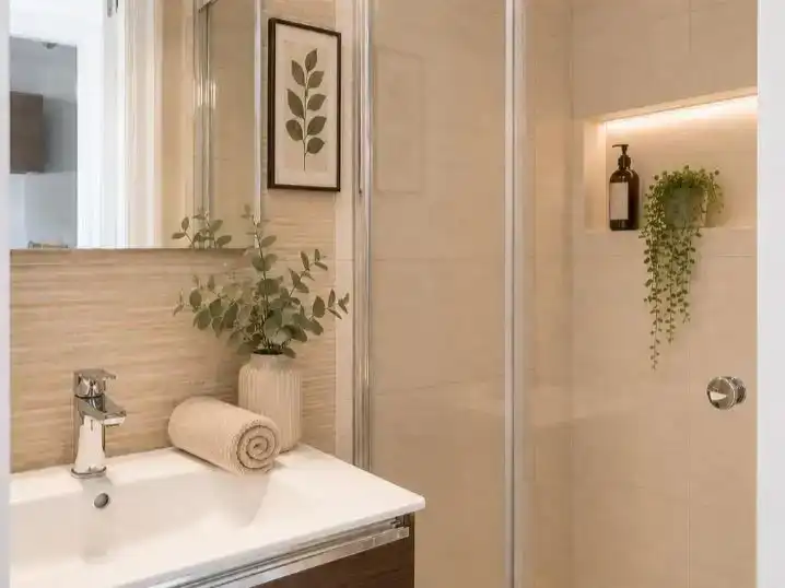 Baño de Casa adosada en venta en Estepona con Aire acondicionado