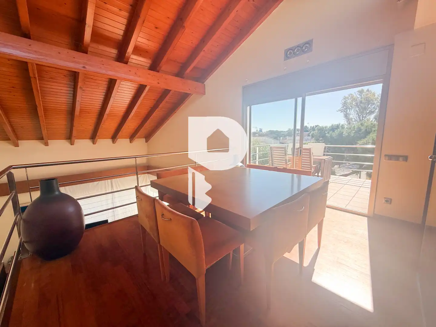 Dining room of Houses for sale in Castelldefels  with Air Conditioner, Heating and Terrace