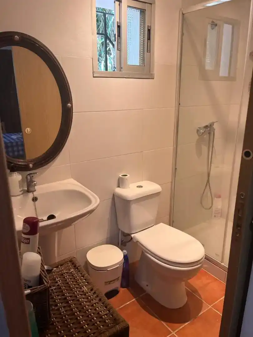 Bany de Finca rústica en venda en Cártama amb Aire condicionat i Piscina