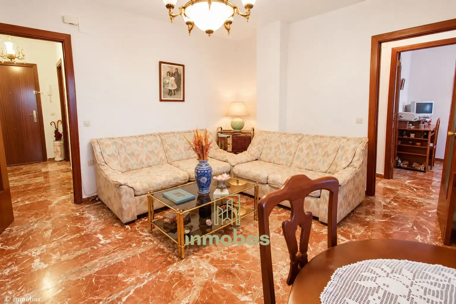 Sala d'estar de Pis en venda en Badajoz amb Aire condicionat i Terrassa