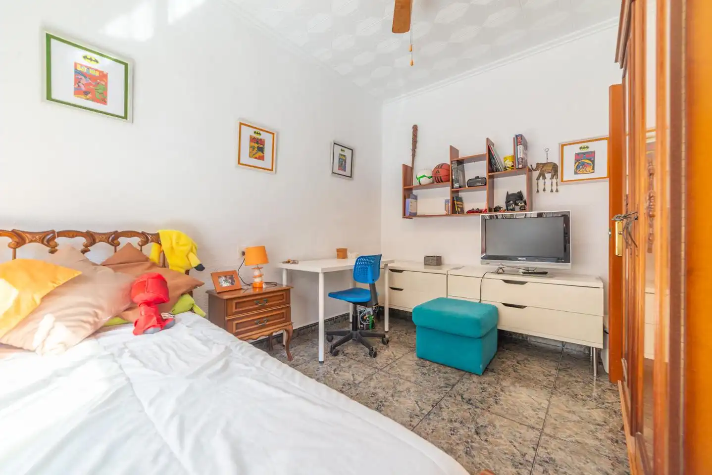 Dormitori de Casa o xalet en venda en San Pedro del Pinatar amb Aire condicionat, Jardí privat i Terrassa