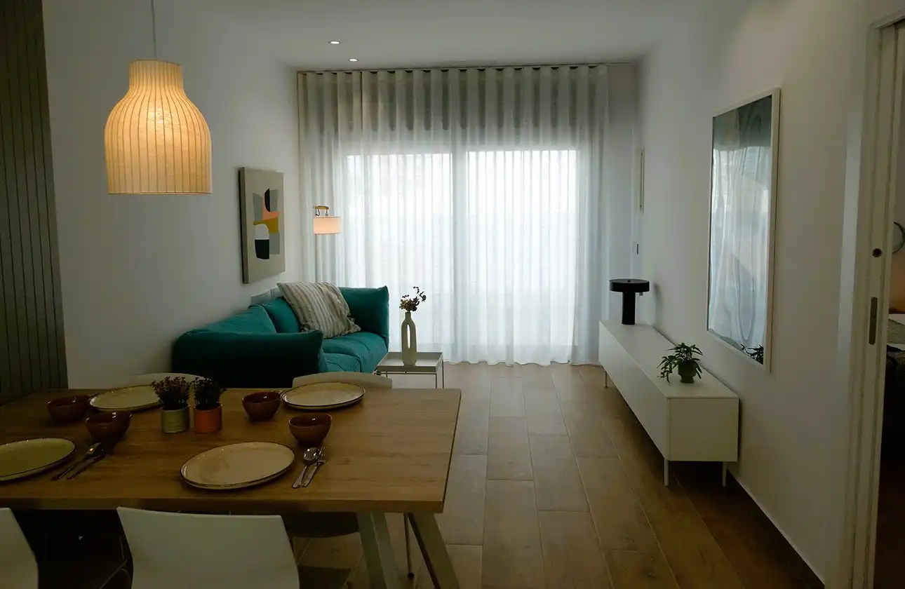 Sala de estar de Apartamento en venta en Pilar de la Horadada con Aire acondicionado, Calefacción y Terraza