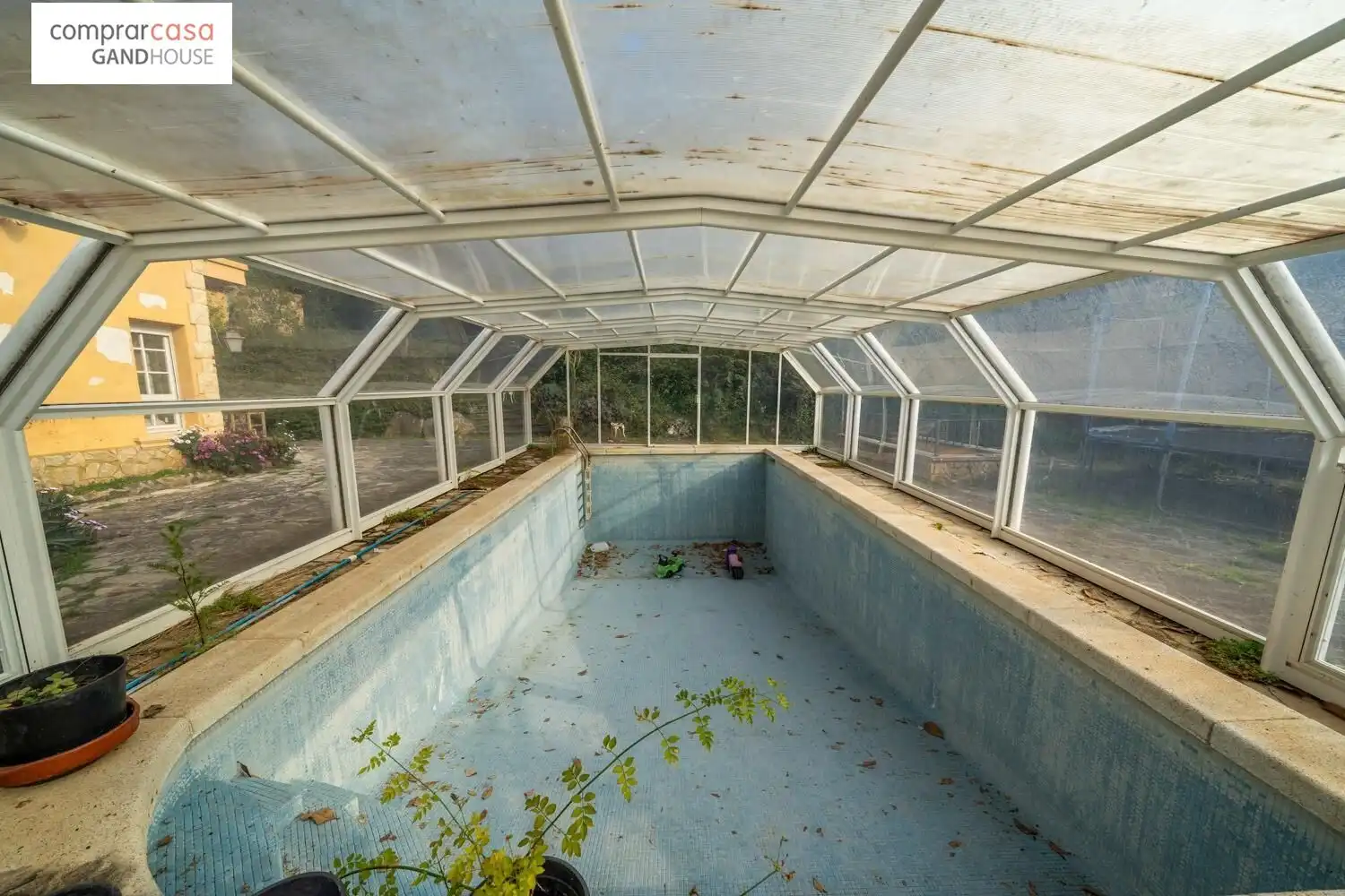 Piscina de Finca rústica en venta en Caldes de Malavella con Aire acondicionado, Calefacción y Jardín privado