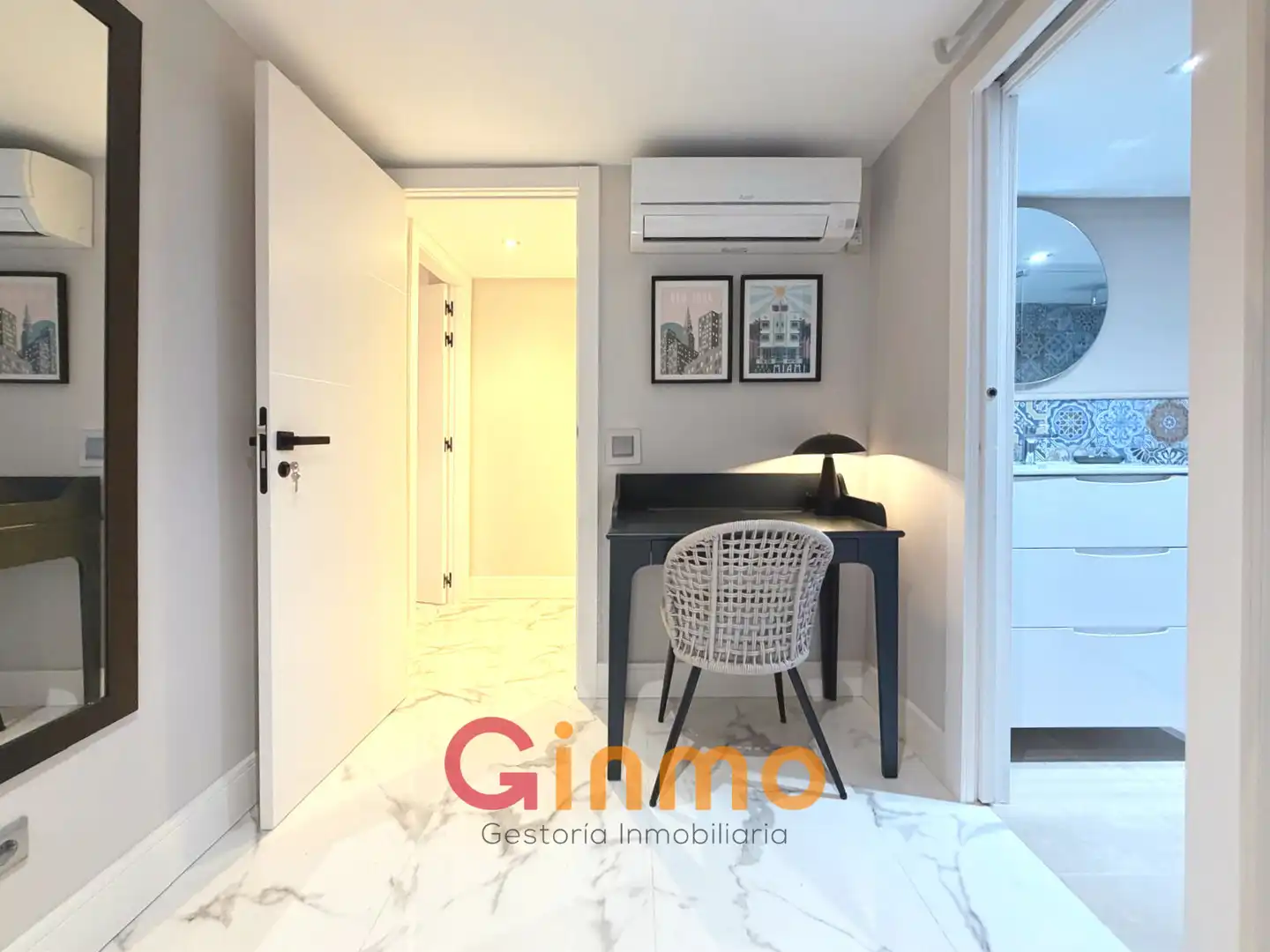 Wohnung zur Miete in Madrid mit Klimaanlage, Heizung und Möbliert