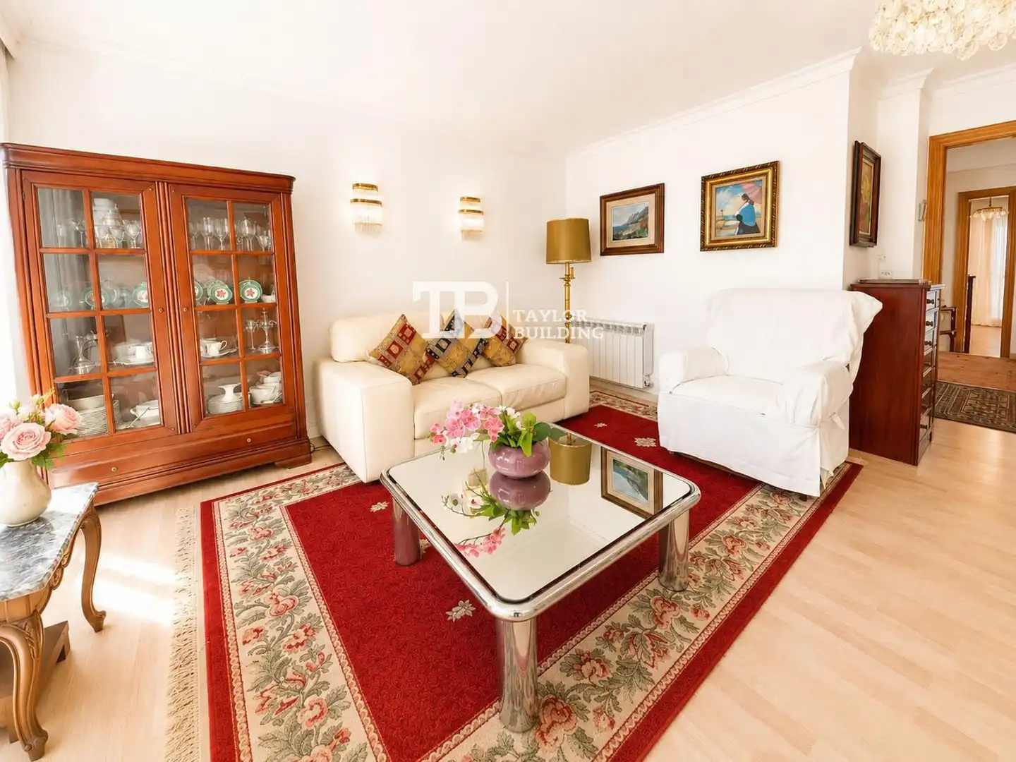 Wohnzimmer von Wohnung zum Verkauf in Calvià mit Klimaanlage, Heizung und Privatgarten