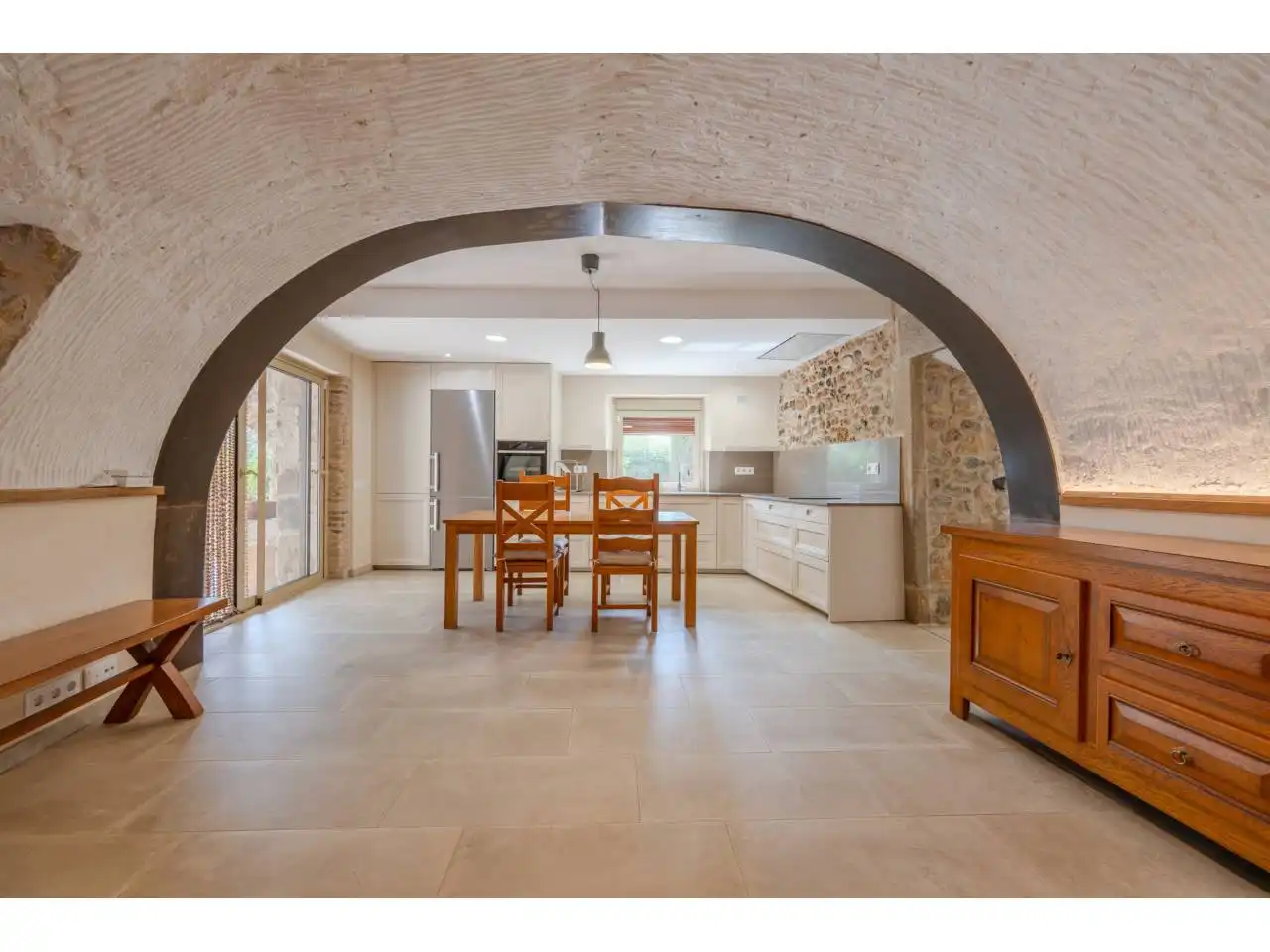 Cuina de Finca rústica de lloguer en Garrigàs, Girona
