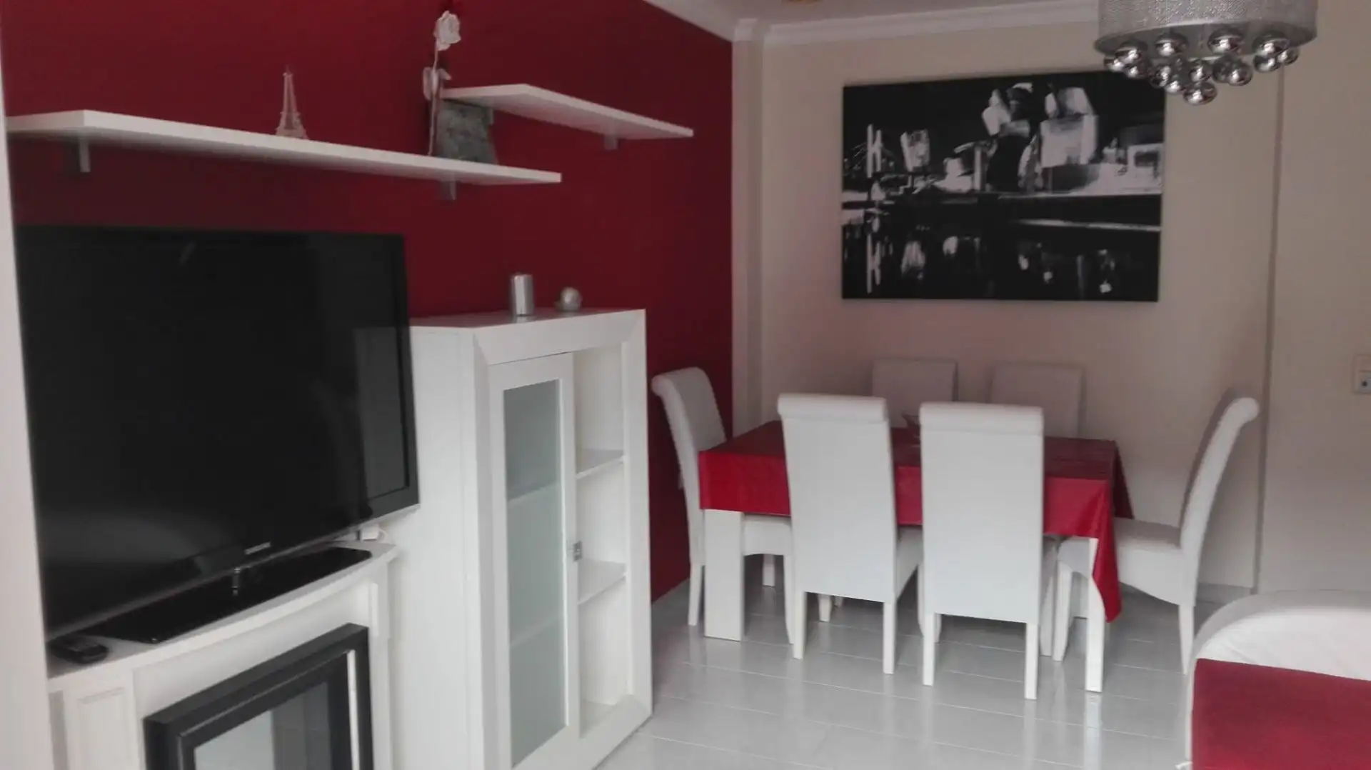 Dining room of Flat for rent in La Línea de la Concepción  with Terrace, Furnished and Pets allowed