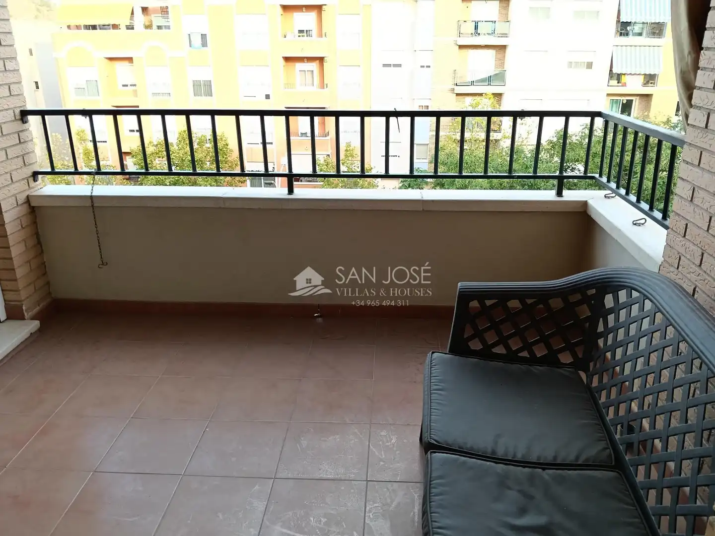 Balcony of Flat for sale in Aspe  with Heating, Terrace and Storage room