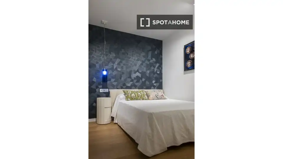 Habitación de Piso de alquiler en Barcelona con Aire acondicionado, Calefacción y Amueblado