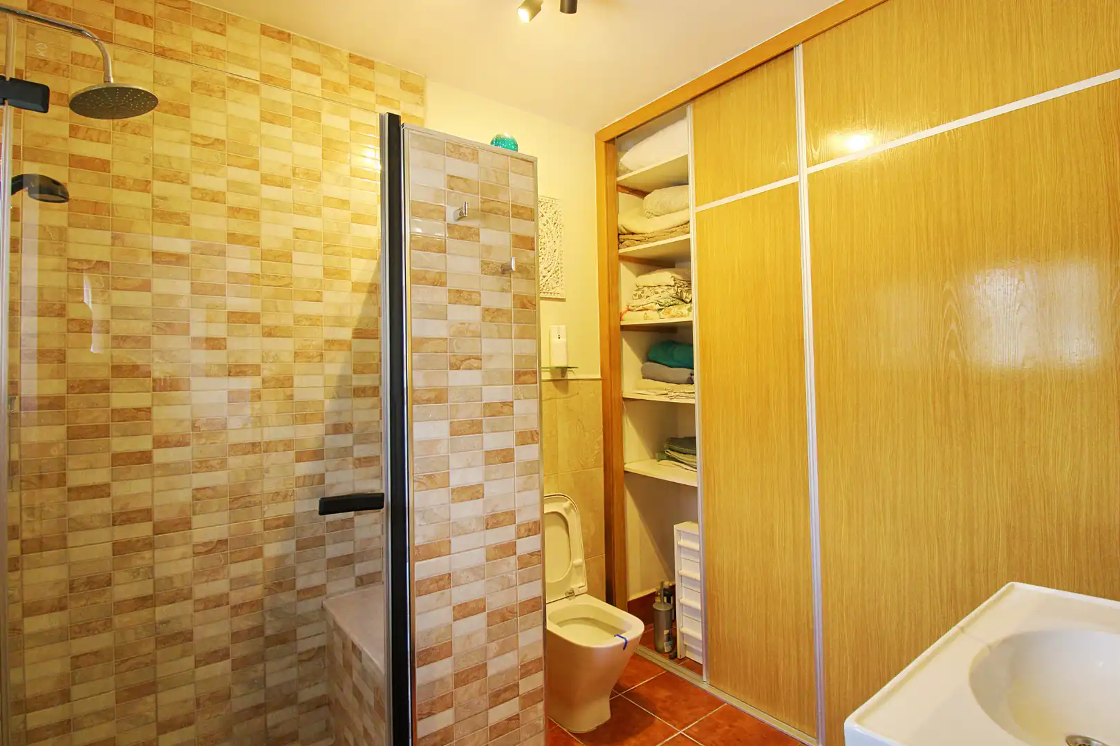 Baño de Finca rústica en venta en Mijas con Aire acondicionado, Calefacción y Jardín privado