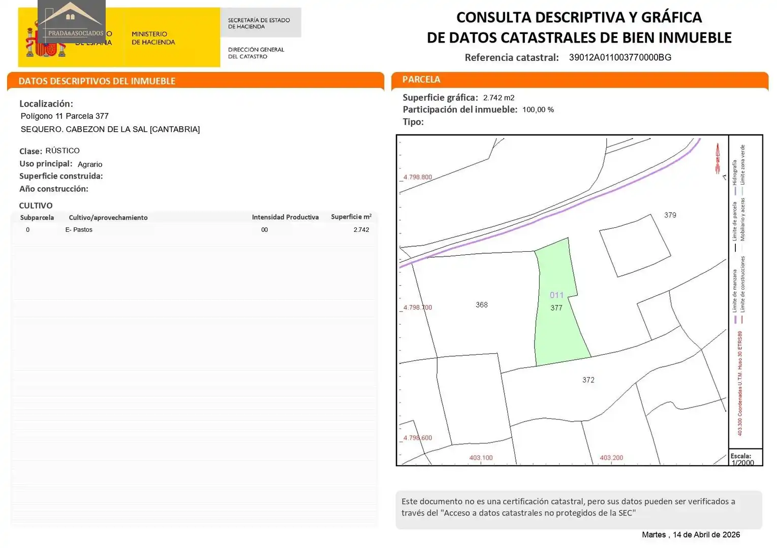 Terrenys i solars en venda a Cabezón de la Sal, imagen 4