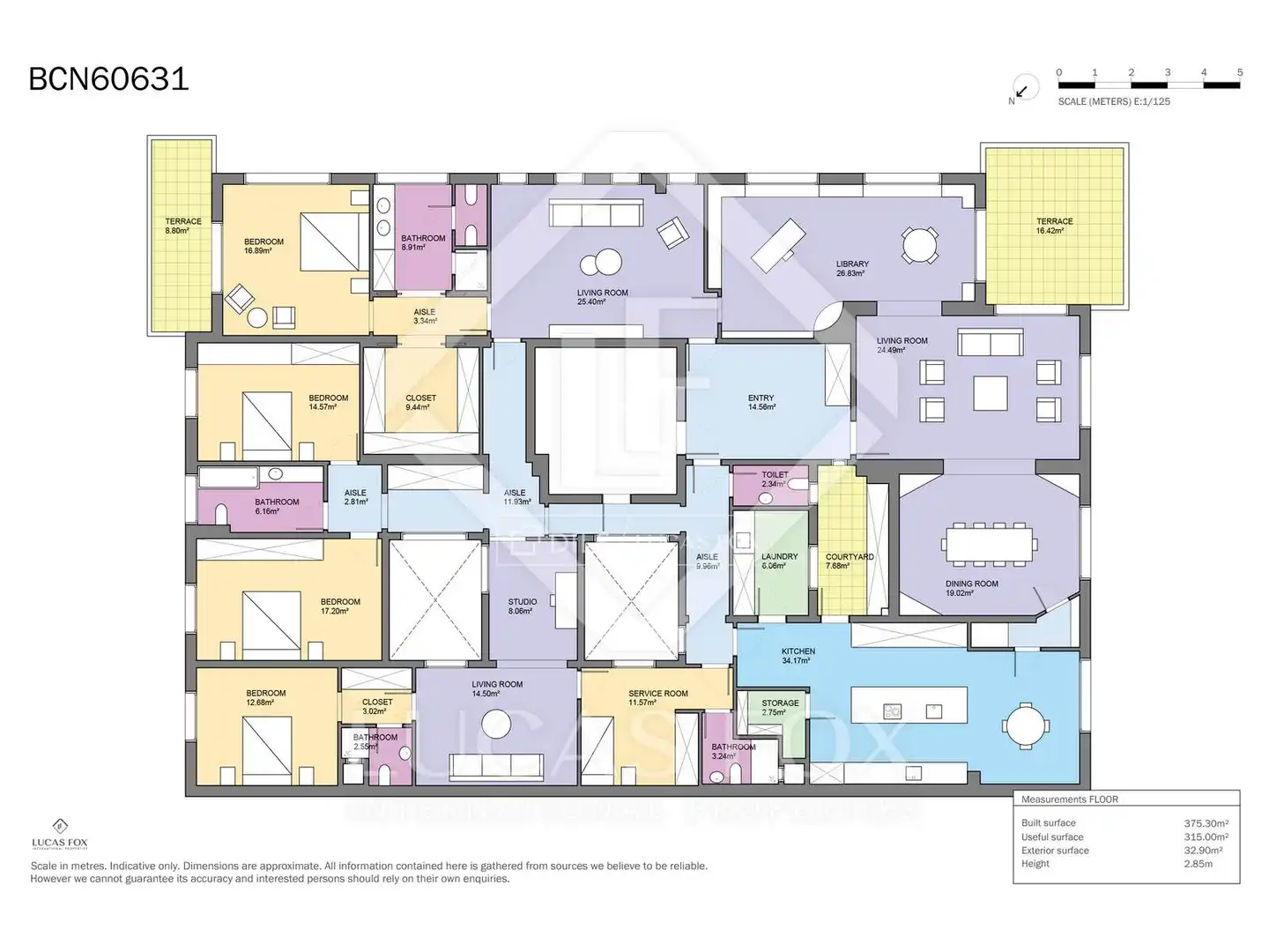 Wohnung zum Verkauf in Barcelona mit Klimaanlage, Heizung und Privatgarten