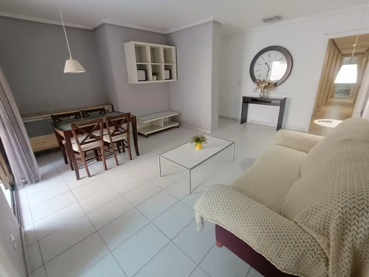 Sala d'estar de Pis en venda en Santa Pola amb Terrassa i Moblat