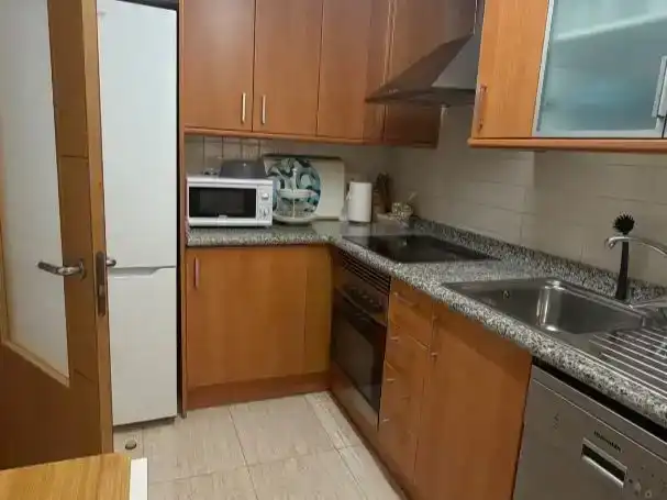 Kitchen of Flat for rent in Torreblanca  with Air Conditioner, Private garden and Parquet flooring