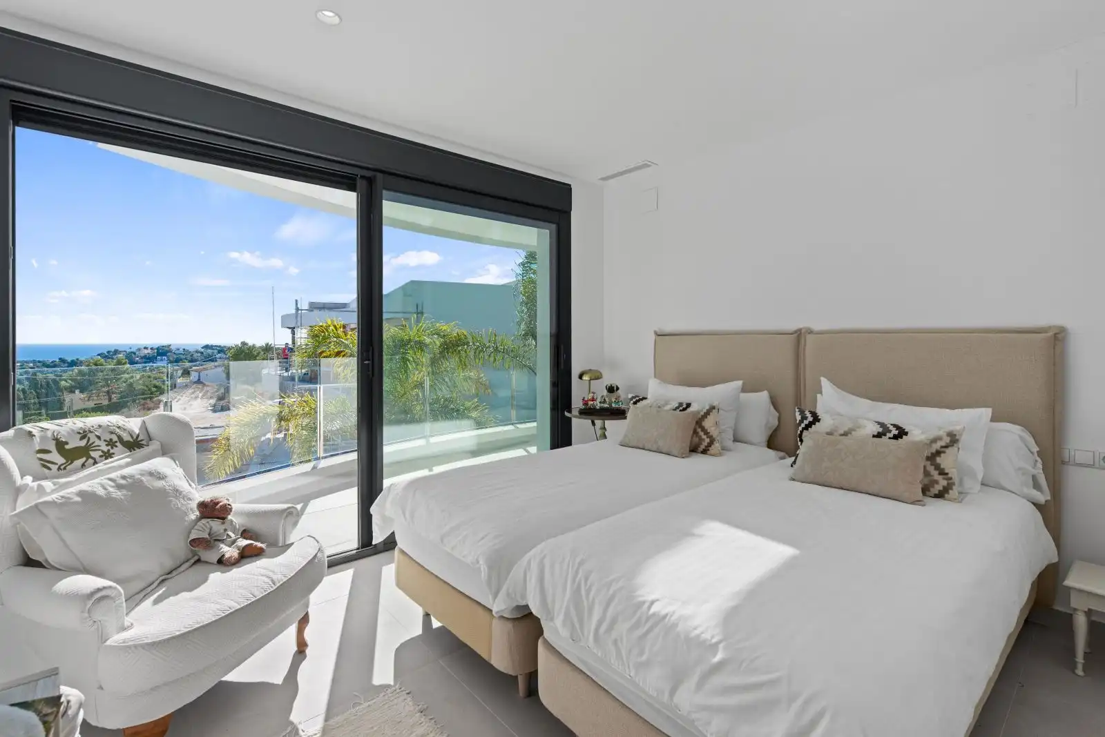 Habitación de Casa o chalet en venta en Moraira con Aire acondicionado, Calefacción y Jardín privado