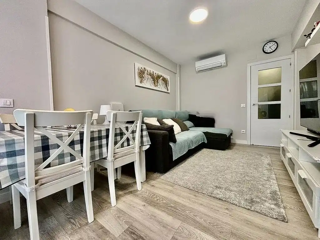 Sala de estar de Piso de alquiler en Madrid con Aire acondicionado y Amueblado