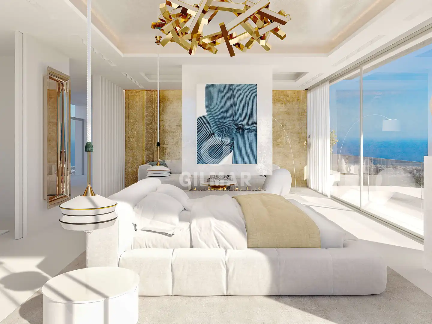 Bedroom of Houses for sale in Benahavís  with Heating, Private garden and Swimming Pool