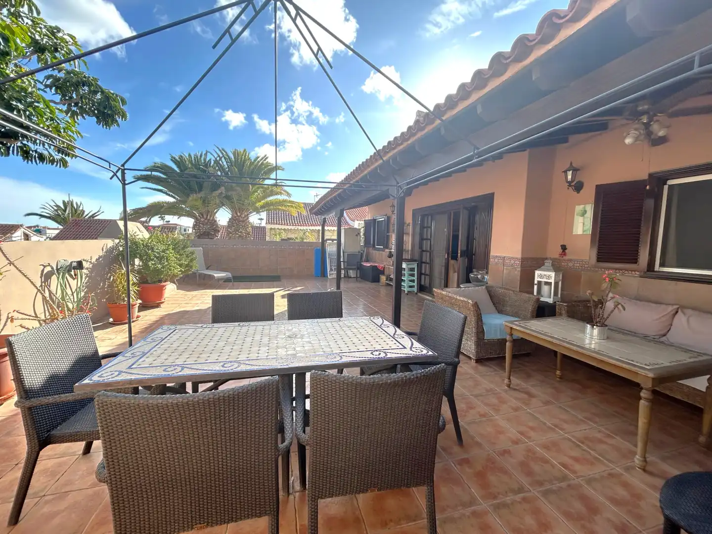 Terrace of Detached homes for sale in San Miguel de Abona  with Private garden, Terrace and Furnished