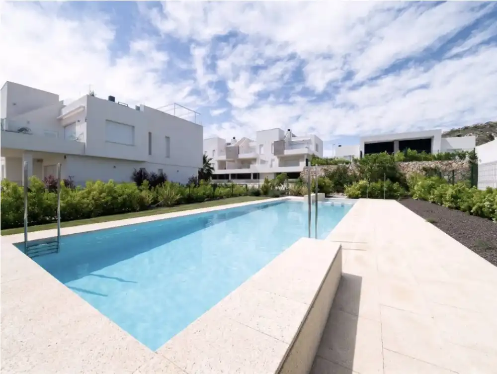 Swimming pool of Ground floor for sale in Algorfa  with Air Conditioner, Heating and Private garden