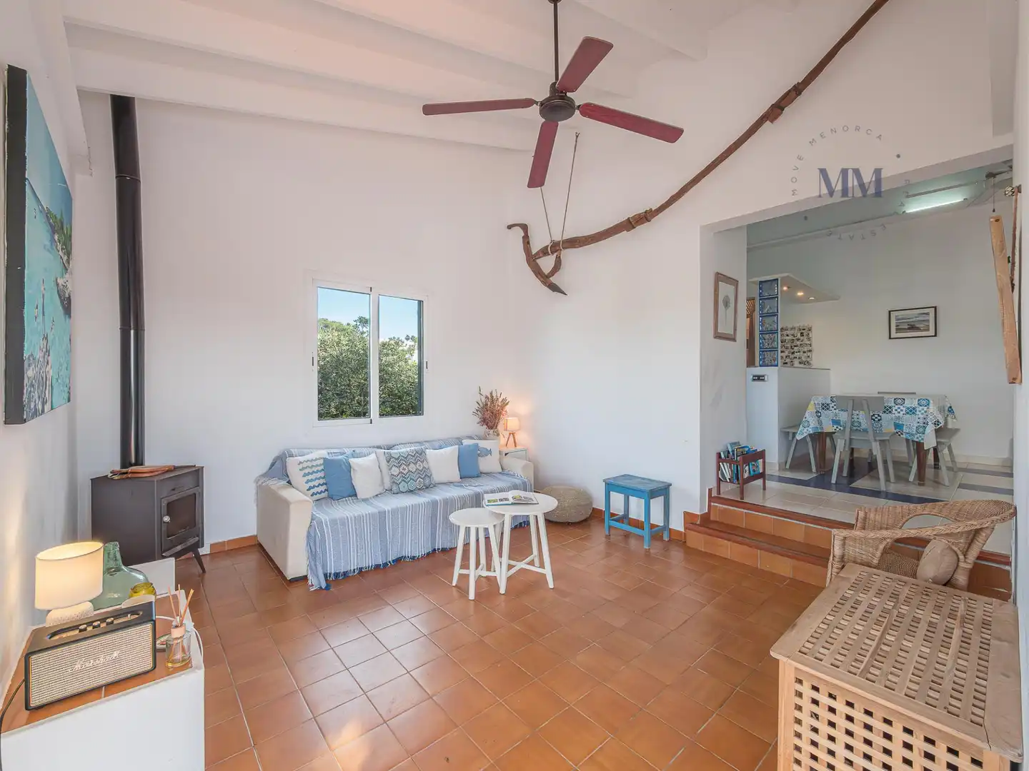 Sala d'estar de Casa o xalet en venda en Maó - Mahón amb Aire condicionat, Calefacció i Jardí privat