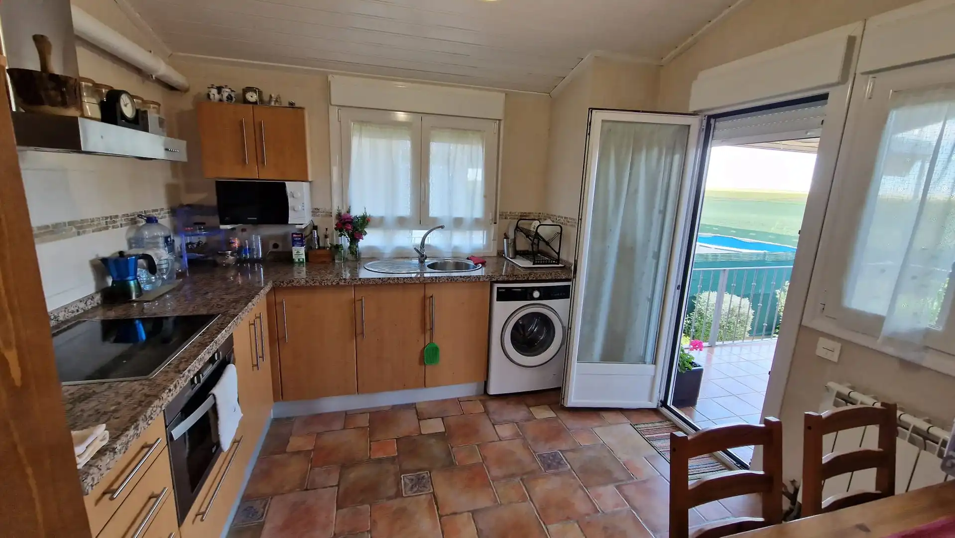 Cocina de Casa o chalet en venta en Carrión de los Condes con Calefacción, Jardín privado y Terraza