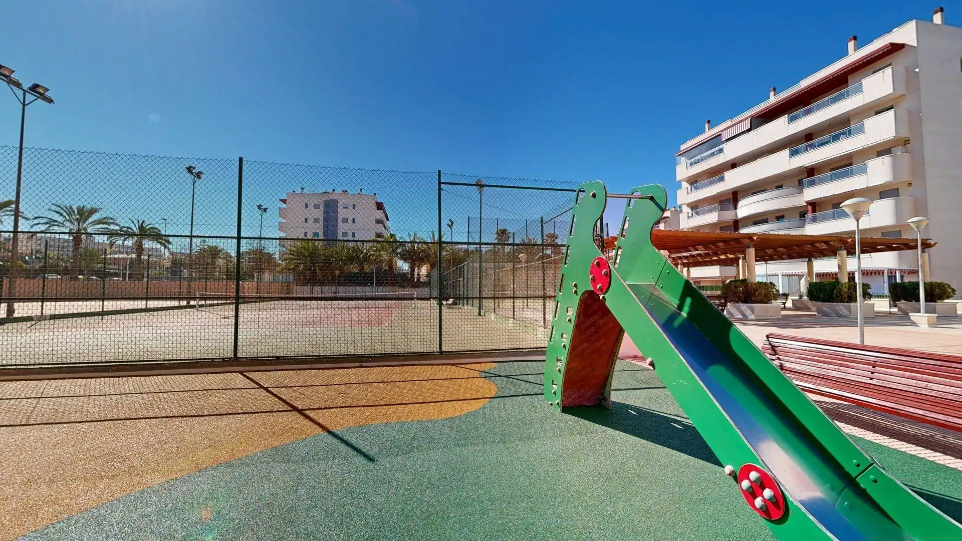 Parking of Apartments for rent in Elche / Elx  with Air Conditioner, Heating and Private garden