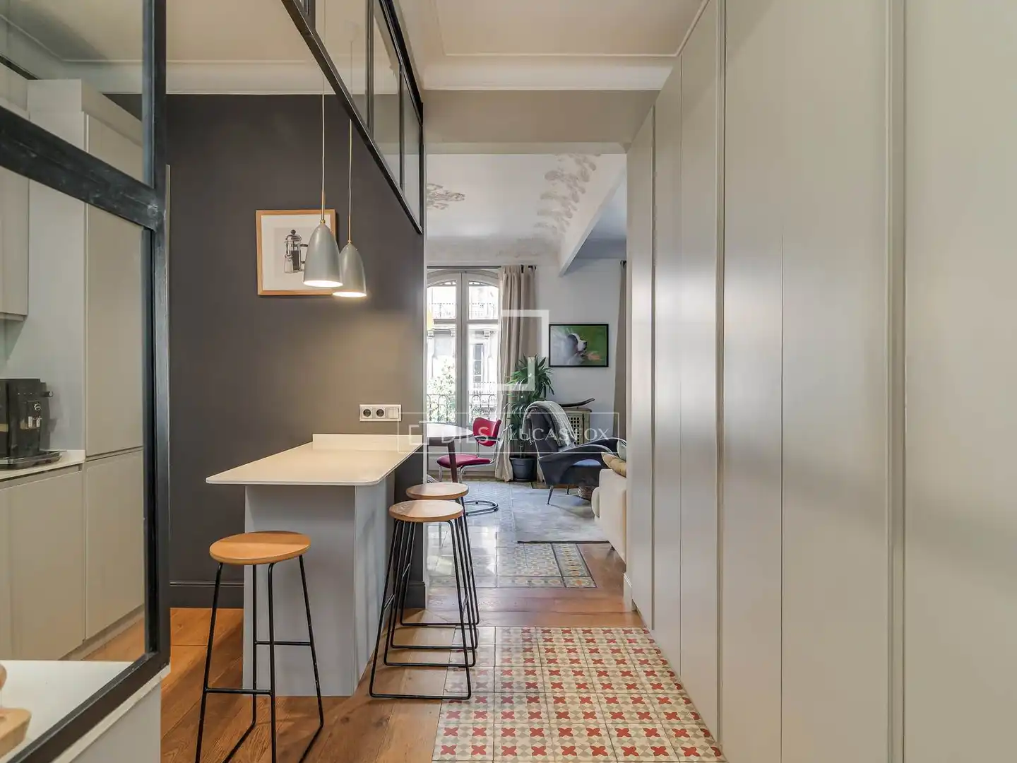 Cocina de Piso en venta en Barcelona con Aire acondicionado, Terraza y Balcón