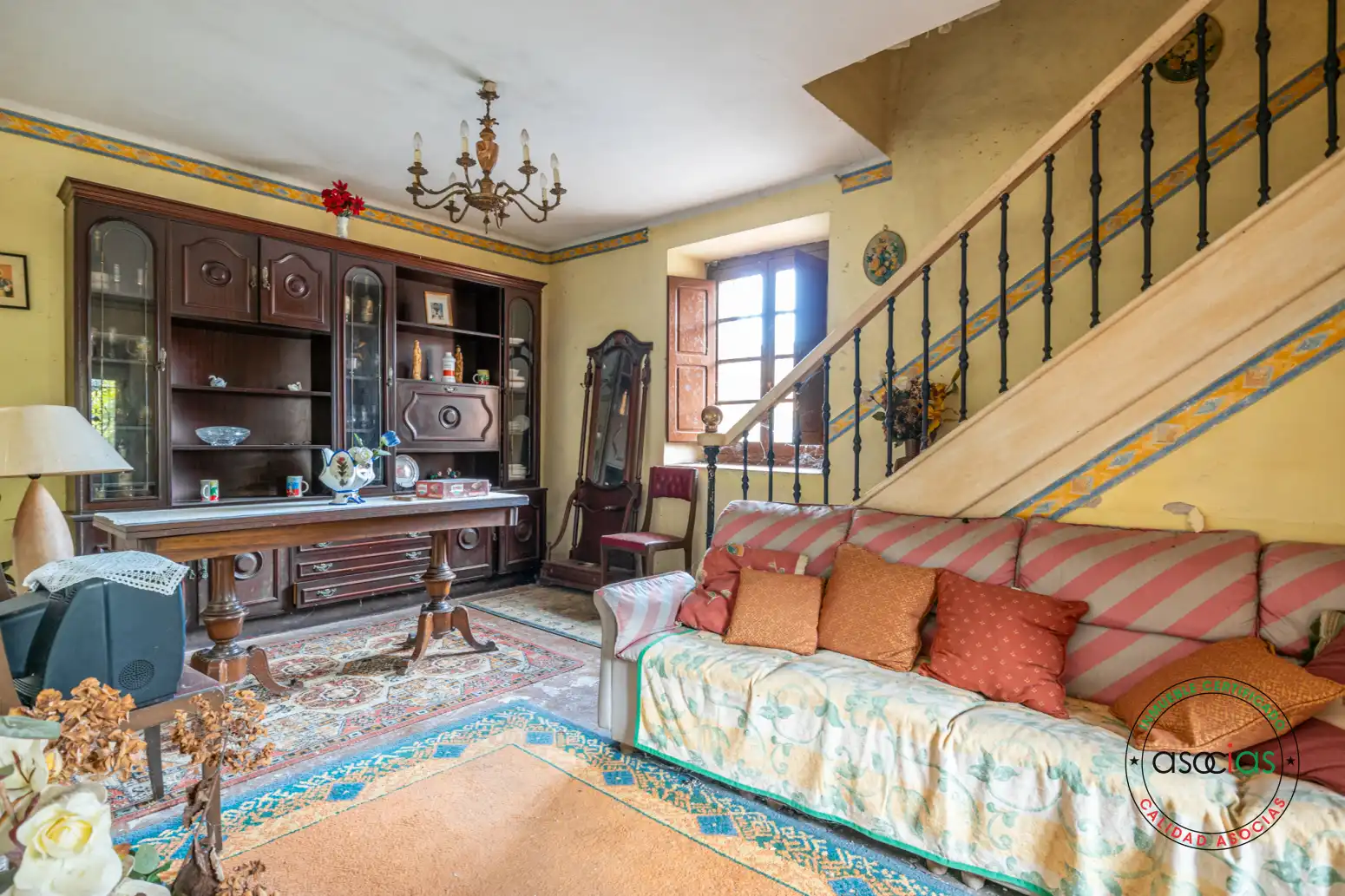 Sala d'estar de Casa o xalet en venda en Oviedo 