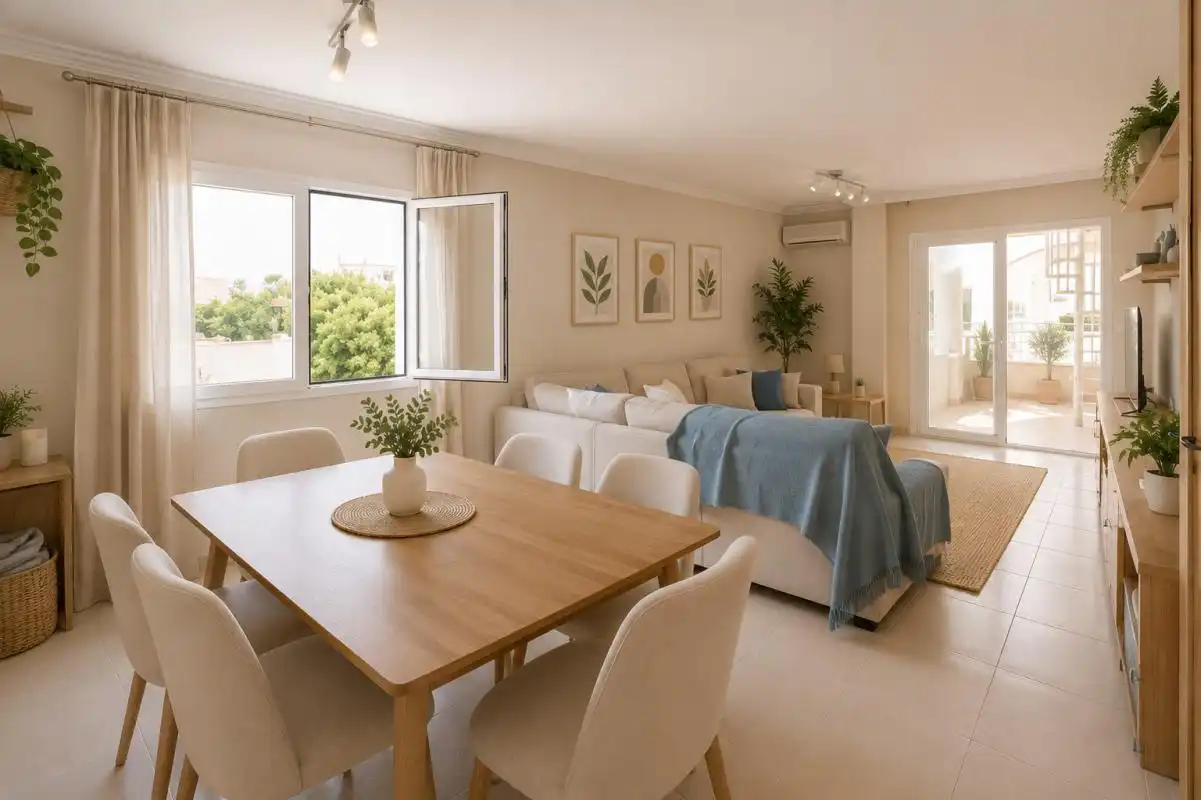Comedor de Ático en venta en Eivissa con Calefacción, Terraza y Amueblado