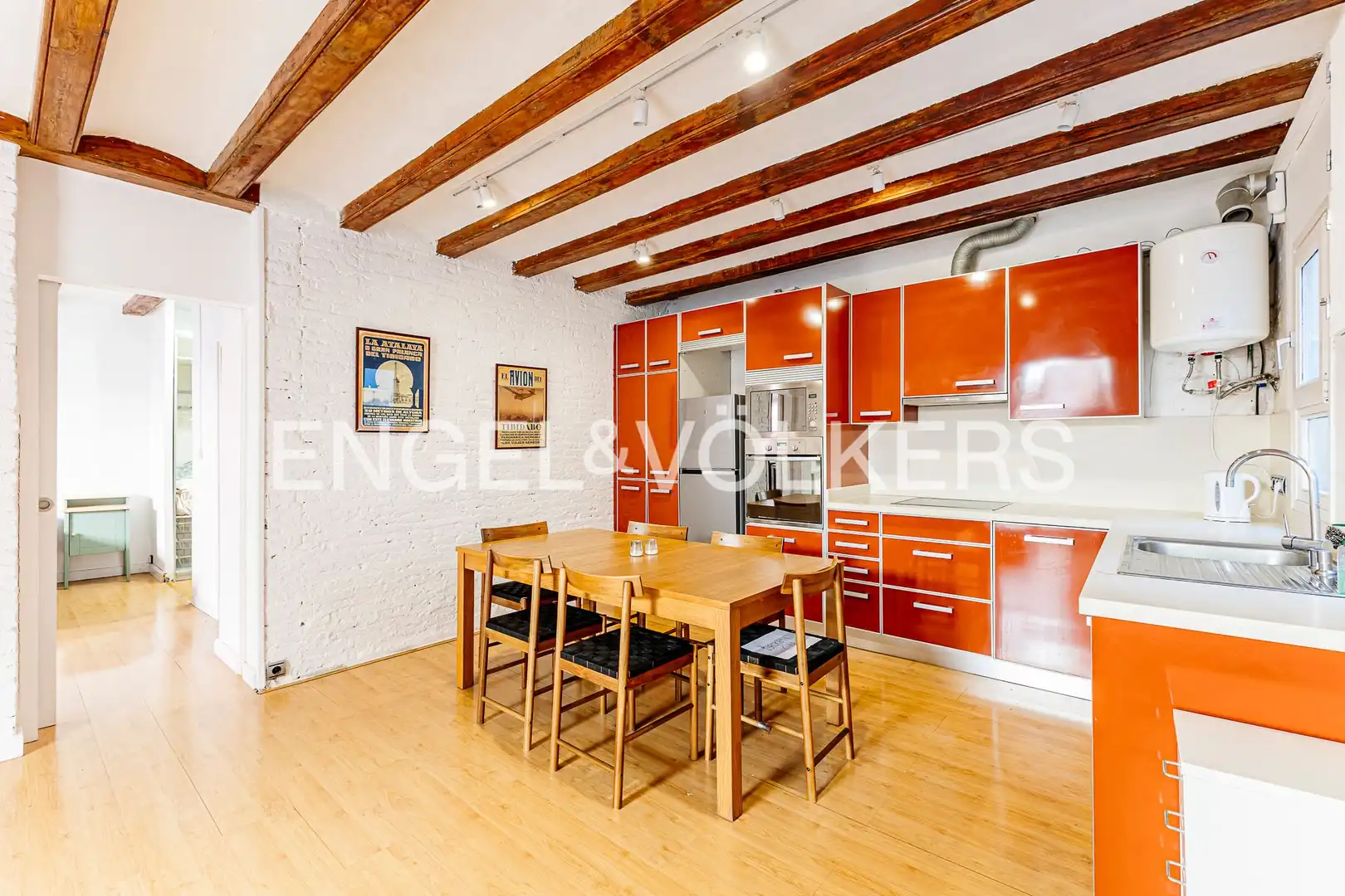 Cocina de Piso en venta en Barcelona con Aire acondicionado, Calefacción y Amueblado