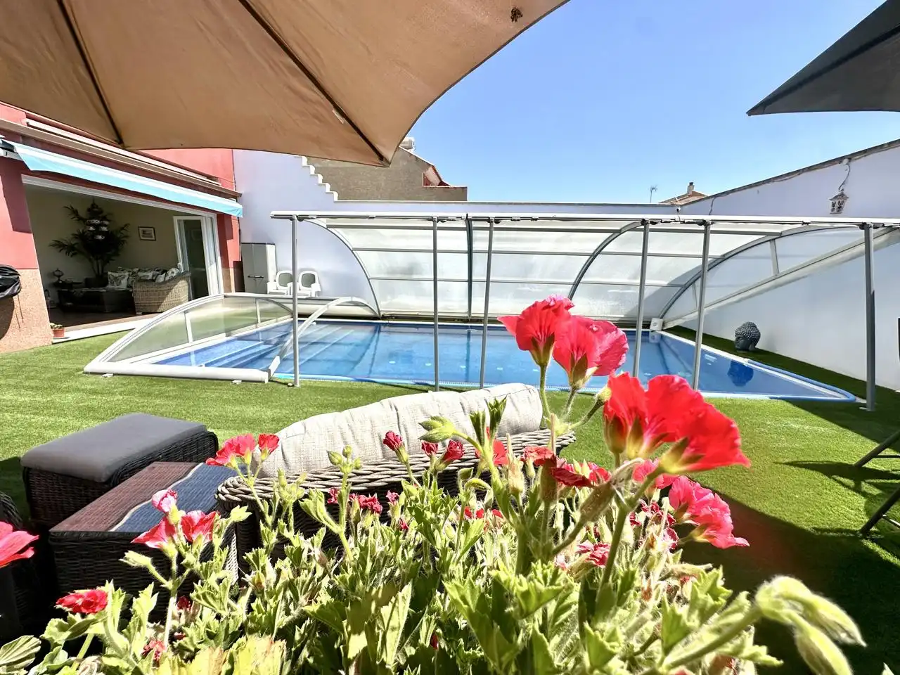 Terraza de Casa o chalet en venta en Fuente de Piedra con Aire acondicionado, Jardín privado y Terraza