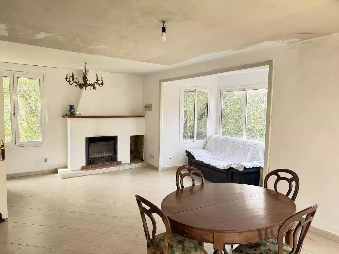 Sala de estar de Casa o chalet en venta en Colera con Jardín privado y Terraza