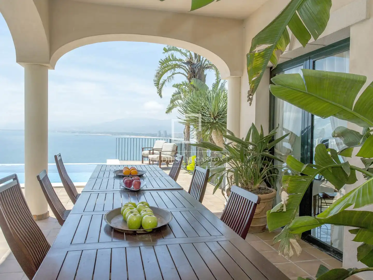 Terraza de Casa o chalet en venta en Cullera con Aire acondicionado, Jardín privado y Piscina