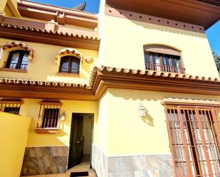 Exterior view of Single-family semi-detached for sale in Málaga Capital  with Heating, Private garden and Parquet flooring