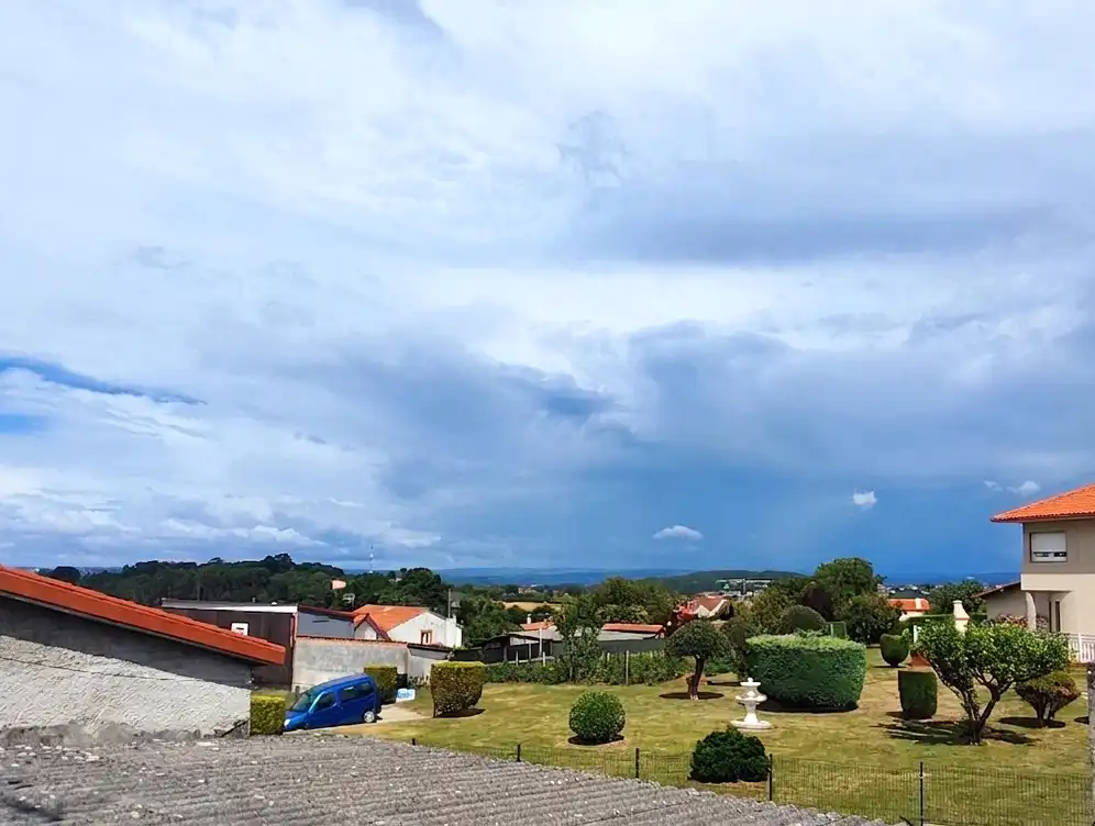 Vista exterior de Casa o chalet en venta en Carral con Jardín privado y Terraza
