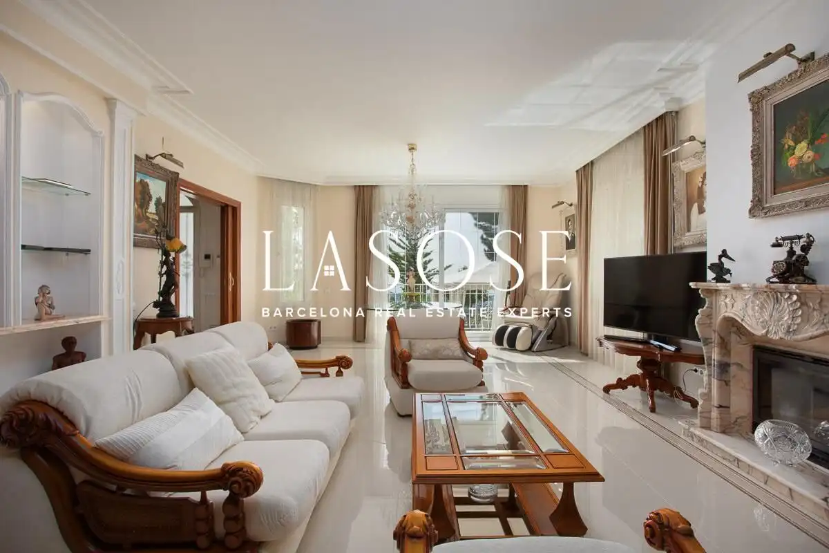 Living room of Houses for sale in Arenys de Munt  with Air Conditioner, Private garden and Terrace