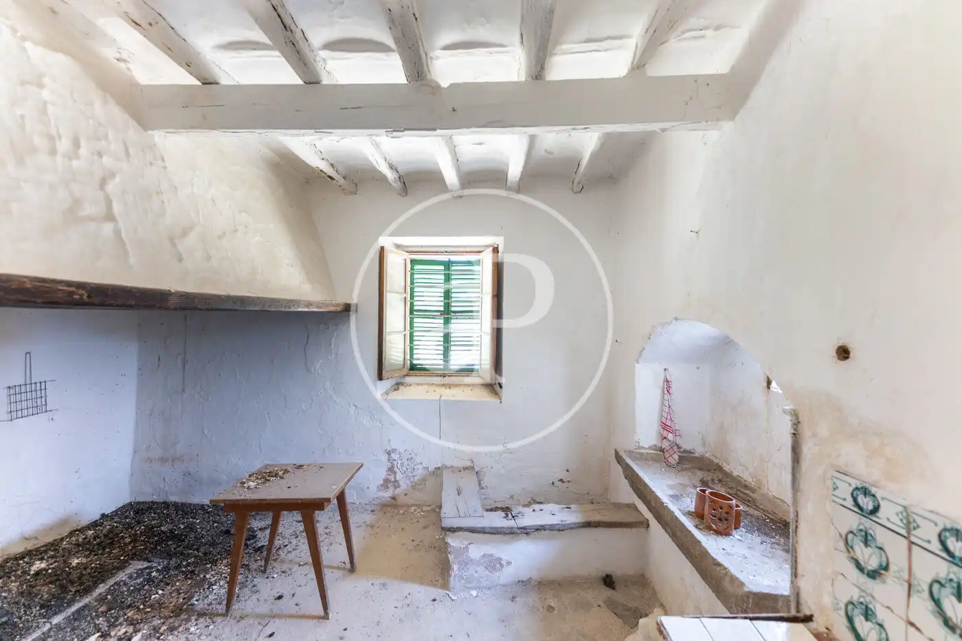Cocina de Finca rústica en venta en Archena con Calefacción, Jardín privado y Terraza