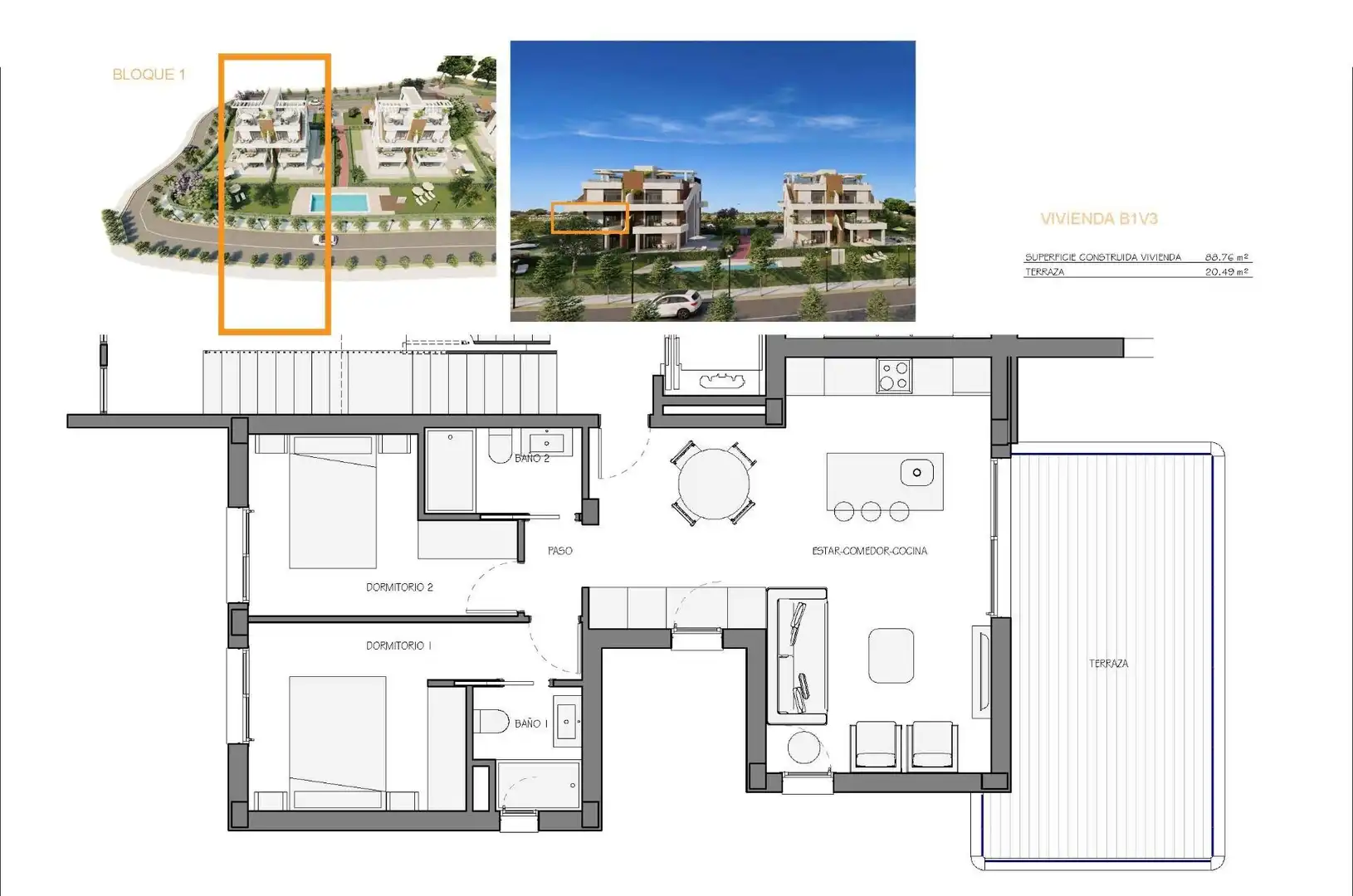 Apartament amb piscina en venda a Hacienda del Álamo Golf, imagen 12