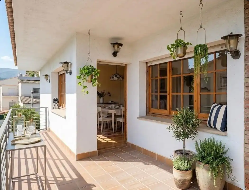 Terraza de Casa o chalet en venta en Lliçà d'Amunt con Aire acondicionado, Calefacción y Jardín privado