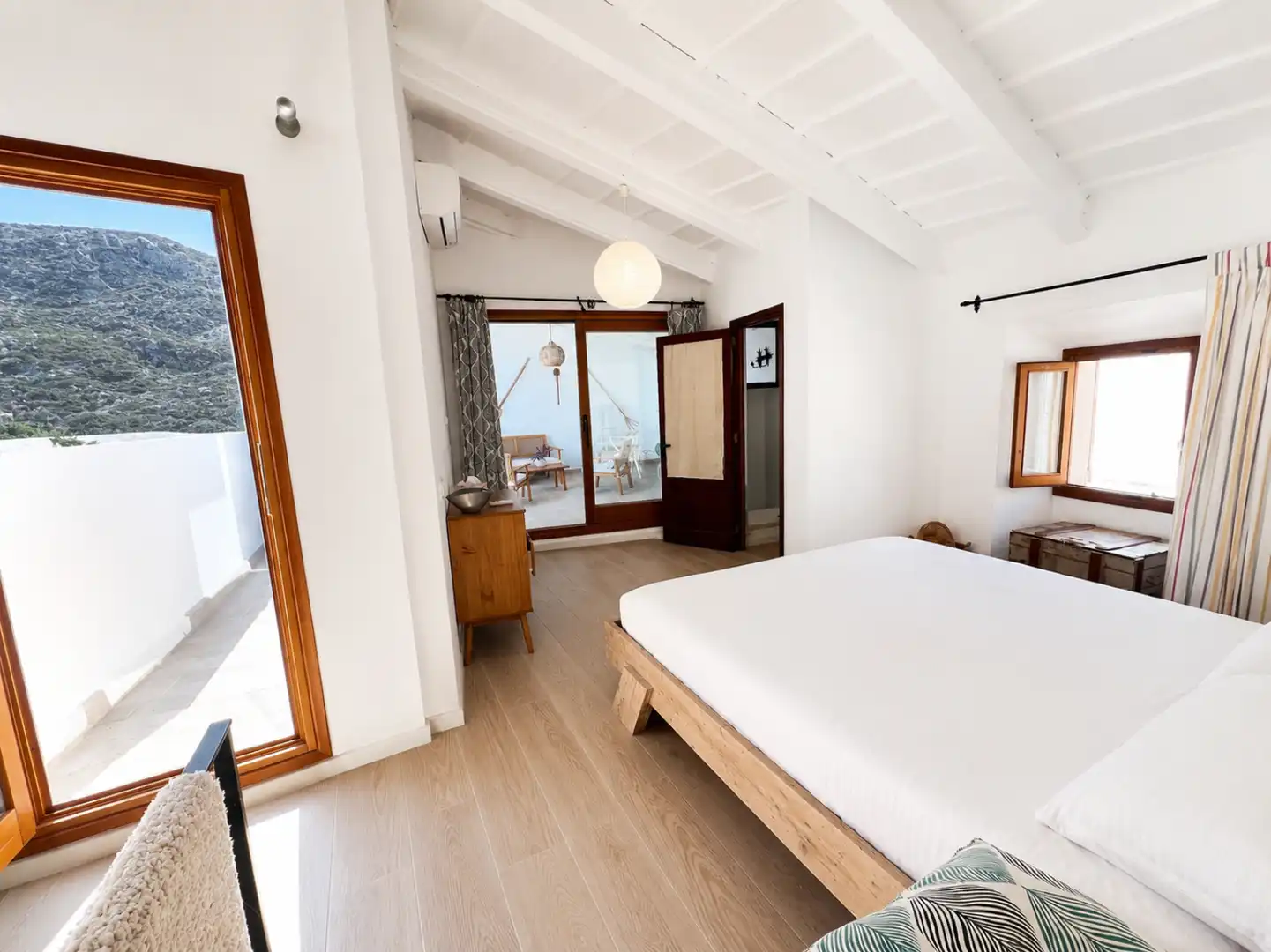 Habitación de Casa adosada de alquiler en Pollença con Aire acondicionado, Calefacción y Terraza
