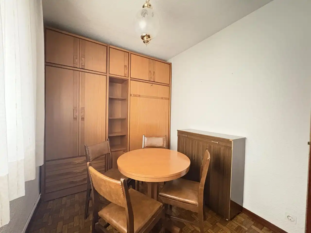 Dining room of Flat for rent in Madrid  with Heating, Terrace and Furnished