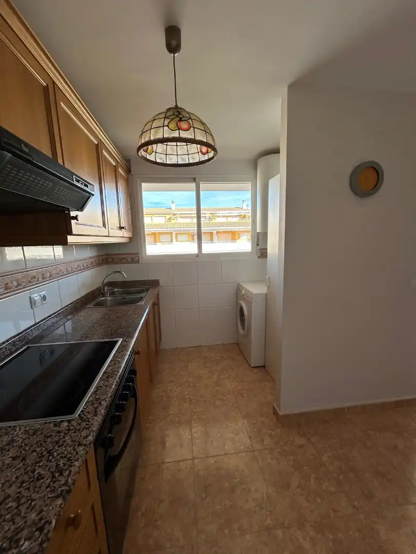 Cocina de Ático en venta en Oropesa del Mar / Orpesa con Aire acondicionado, Jardín privado y Terraza