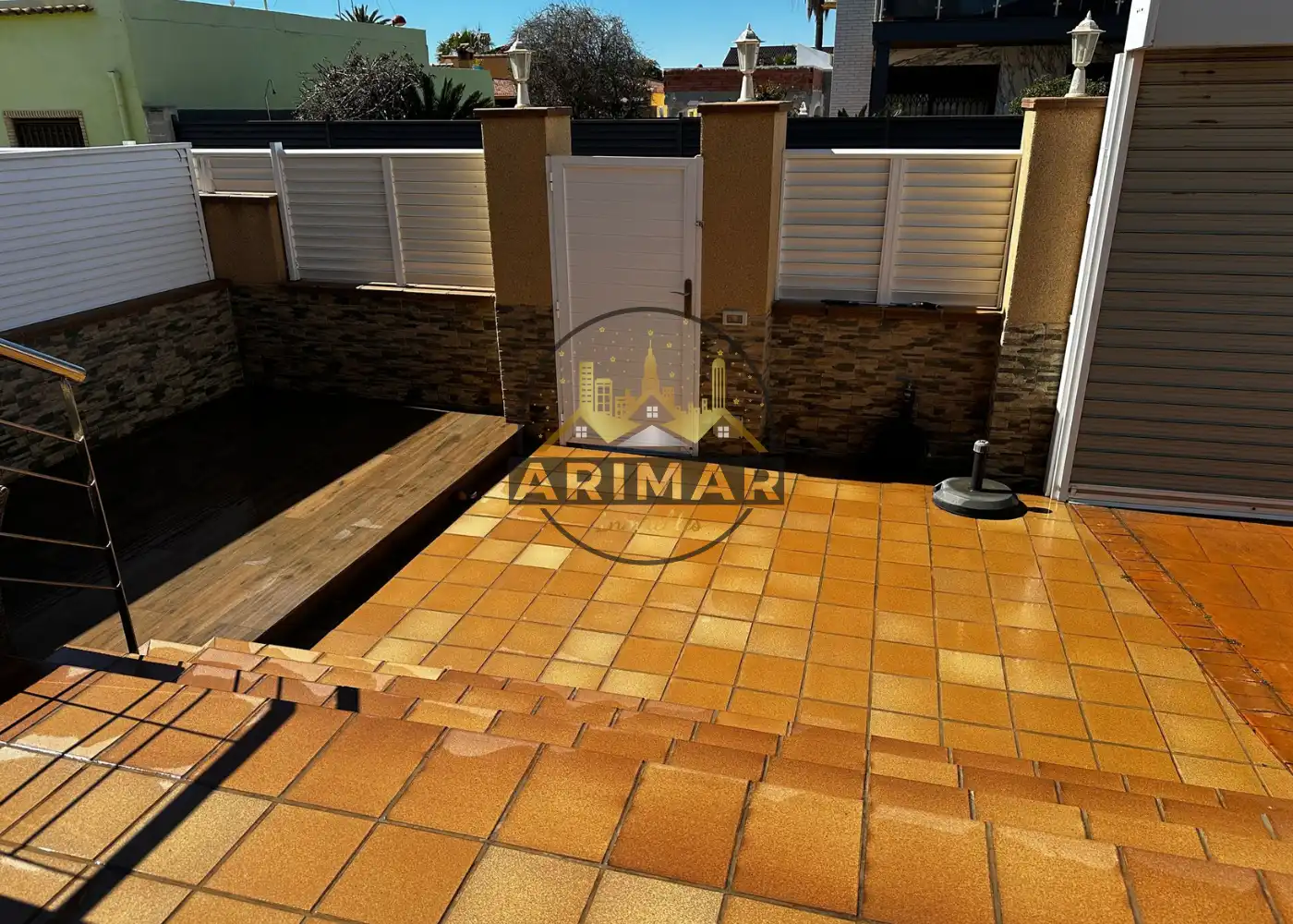 Terrace of Detached homes for sale in Burriana / Borriana  with Air Conditioner, Terrace and Swimming Pool