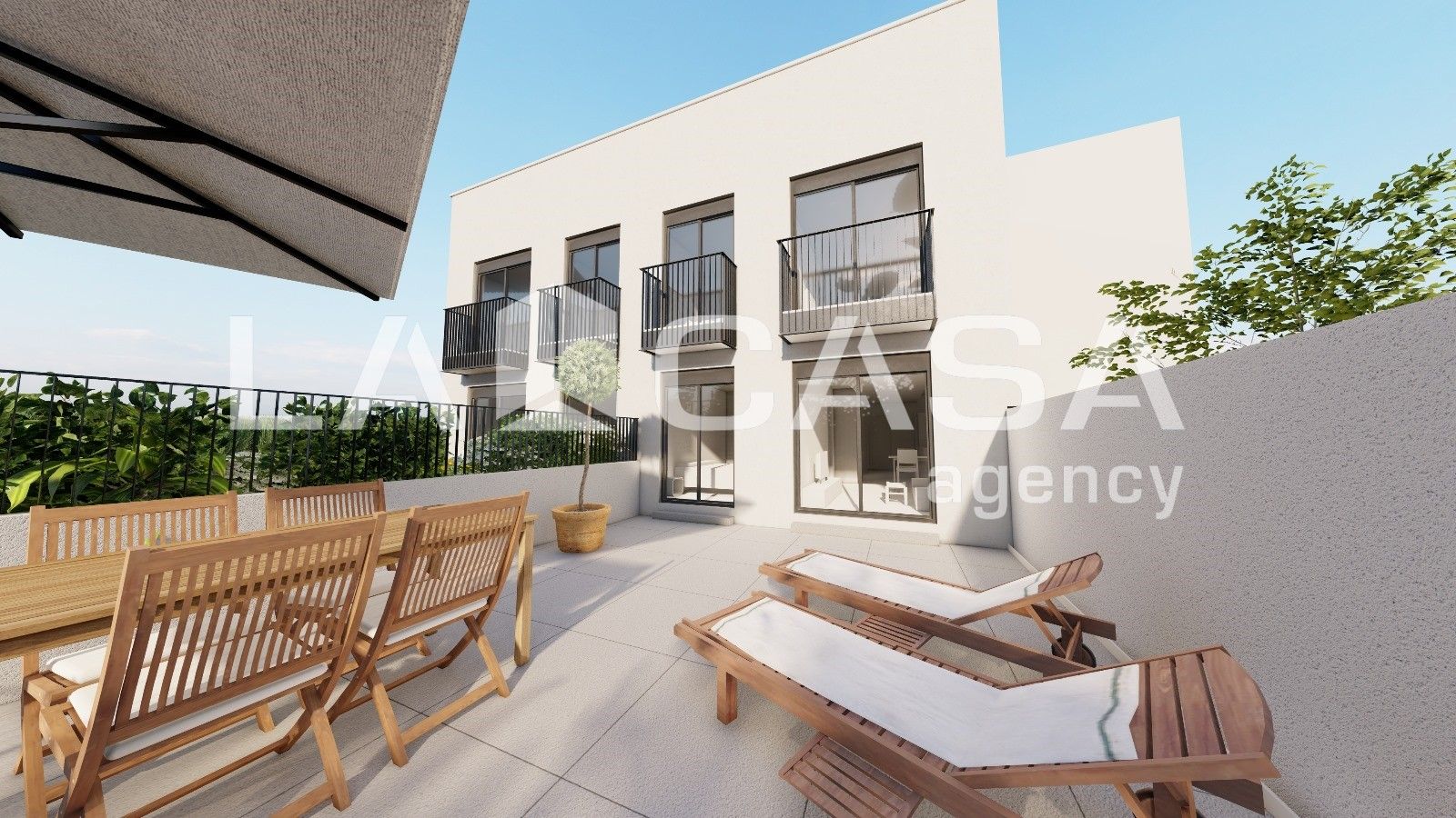 Terrace of Planta baja for sale in Santa Coloma de Gramenet  with Terrace, Storage room and Balcony